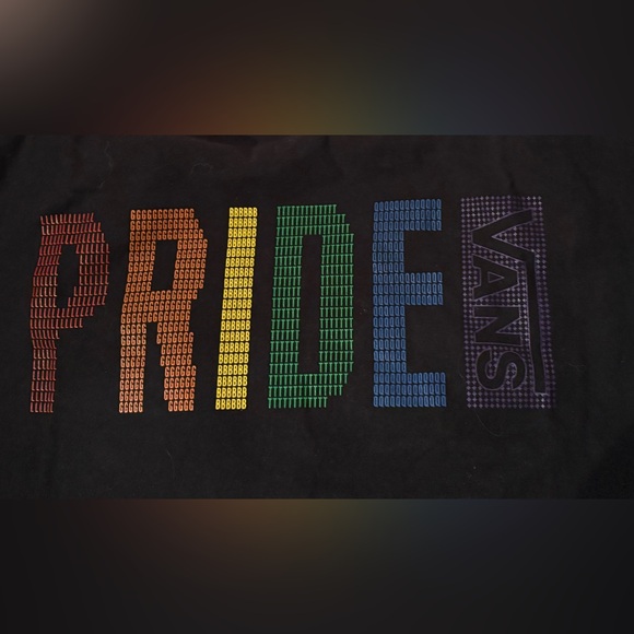 NWOT Vans Pride rainbow black t-shirt size XXL classic fit - Picture 5 of 5